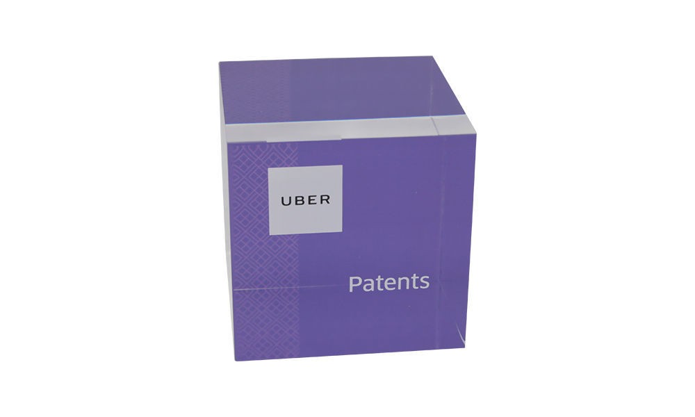 Custom Acrylic Award Marking Uber Patent Filing