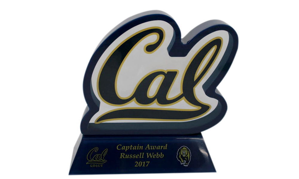 Cal Rugby Custom Lucite Award