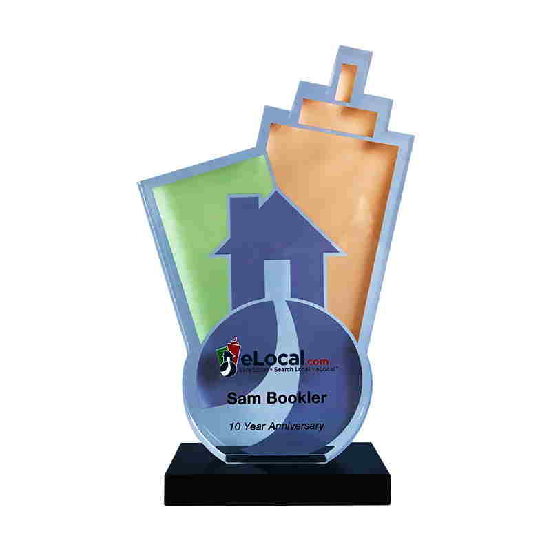 Logo Themed Crystal Award