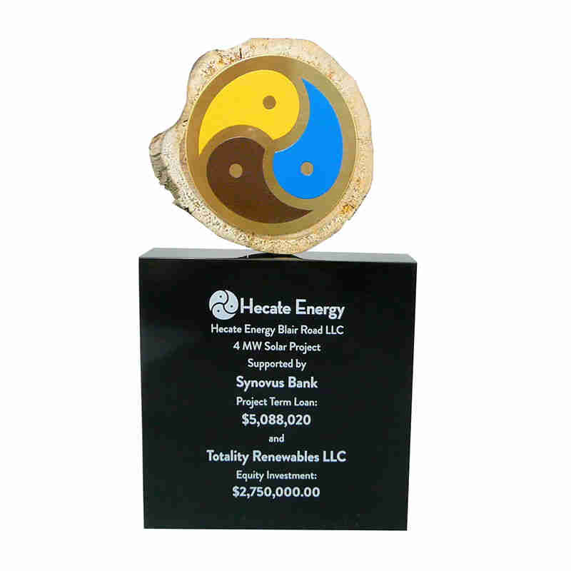 Logo-Themed Wood Deal Toy