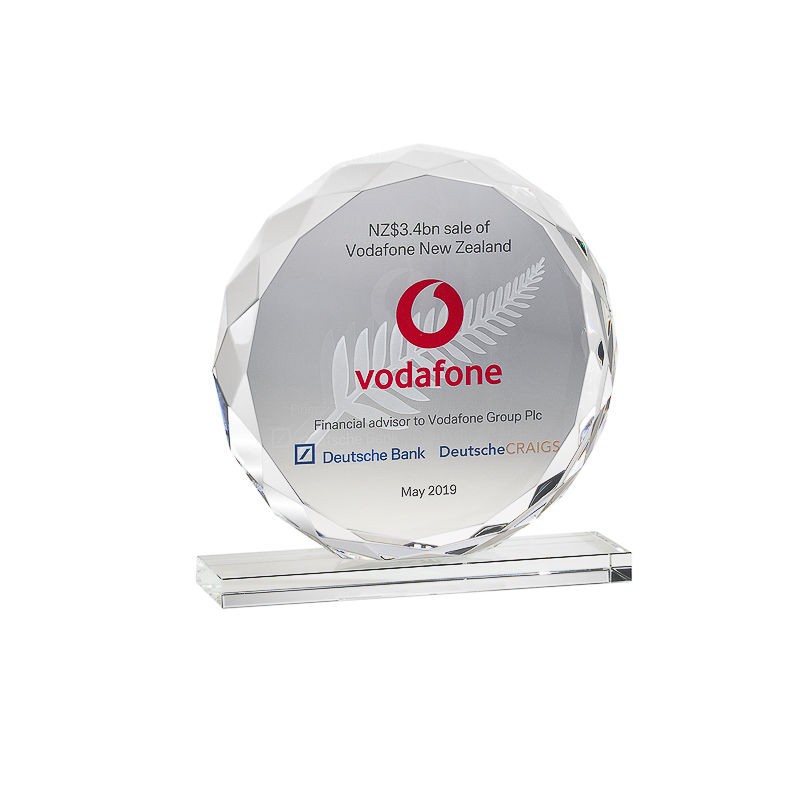 Vodafone New Zealand Custom Crystal