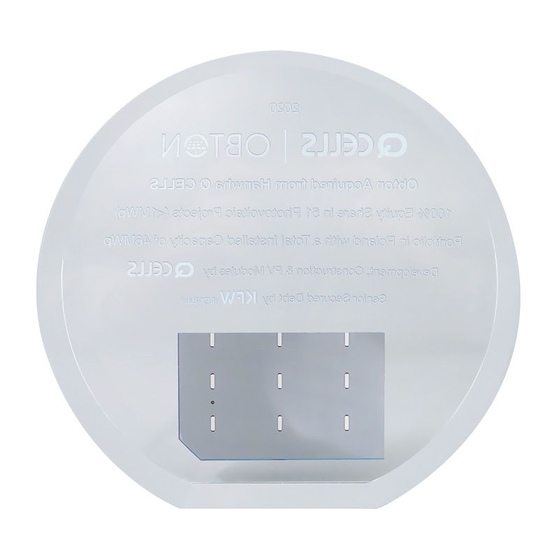 Solar Cell Acrylic Embedment (Back View)