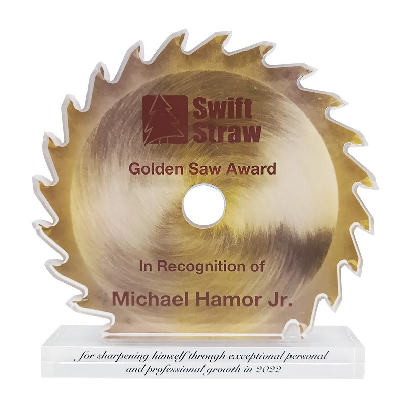 Employee Excellence Award Golden Saw