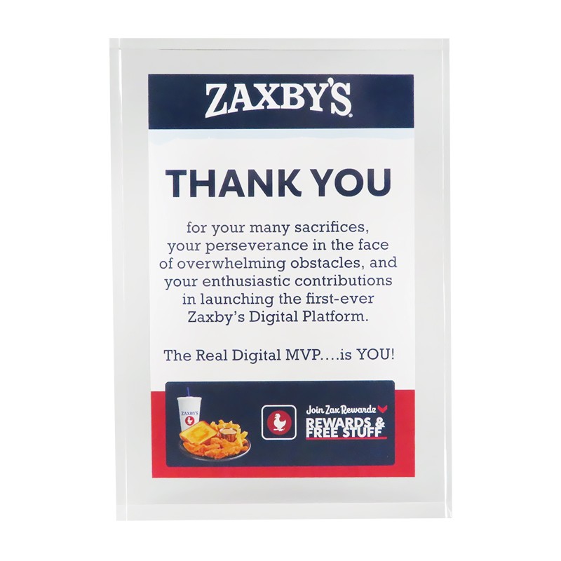 Product Launch Commemorative App Zax Rewards Zaxby’s