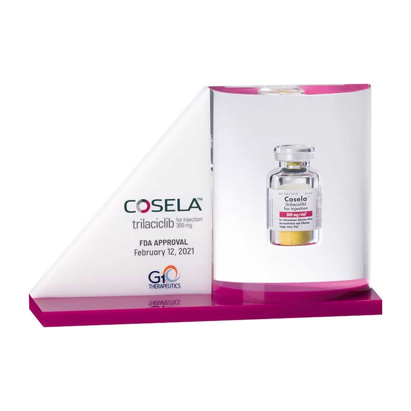Lucite Vial Embedment for FDA Approval Cosela