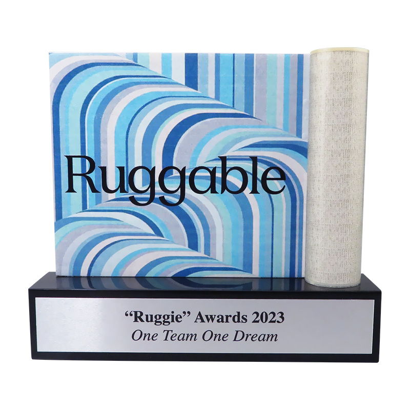 Ruggable Custom Lucite Award