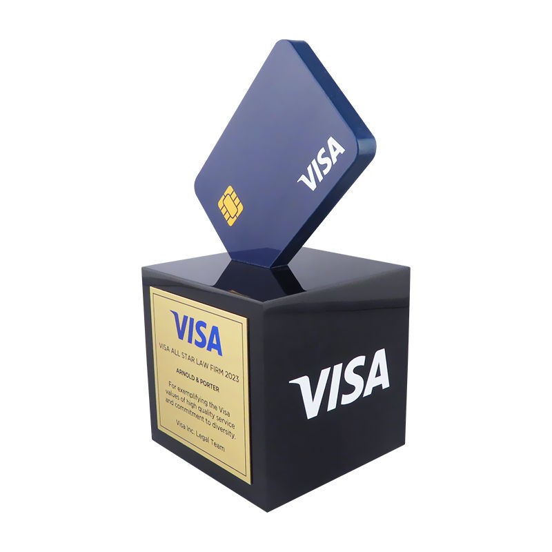 Visa Credit Card-Themed Custom Award