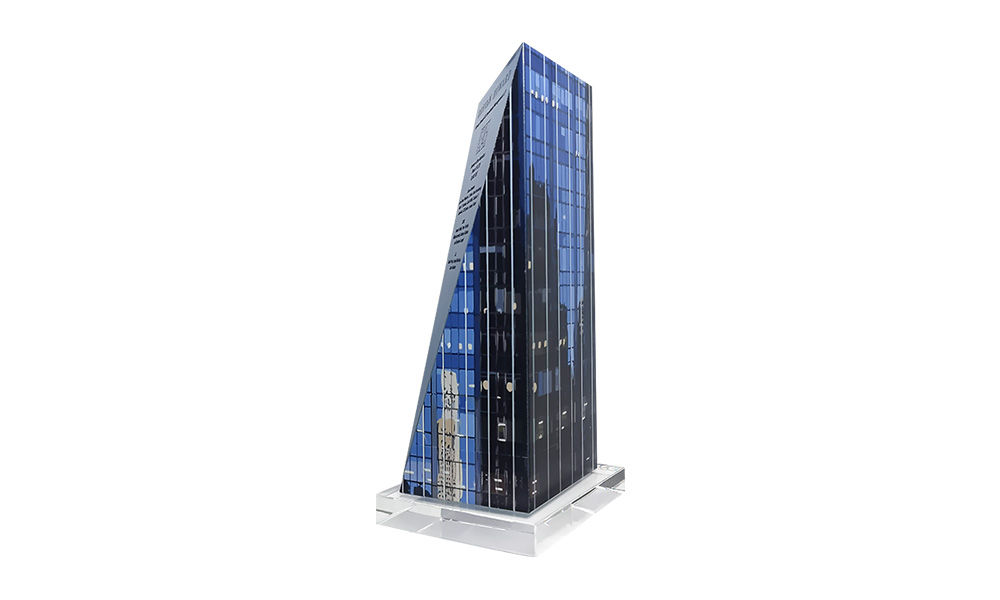 Skyscraper-Themed Lease Agreement Commemorative